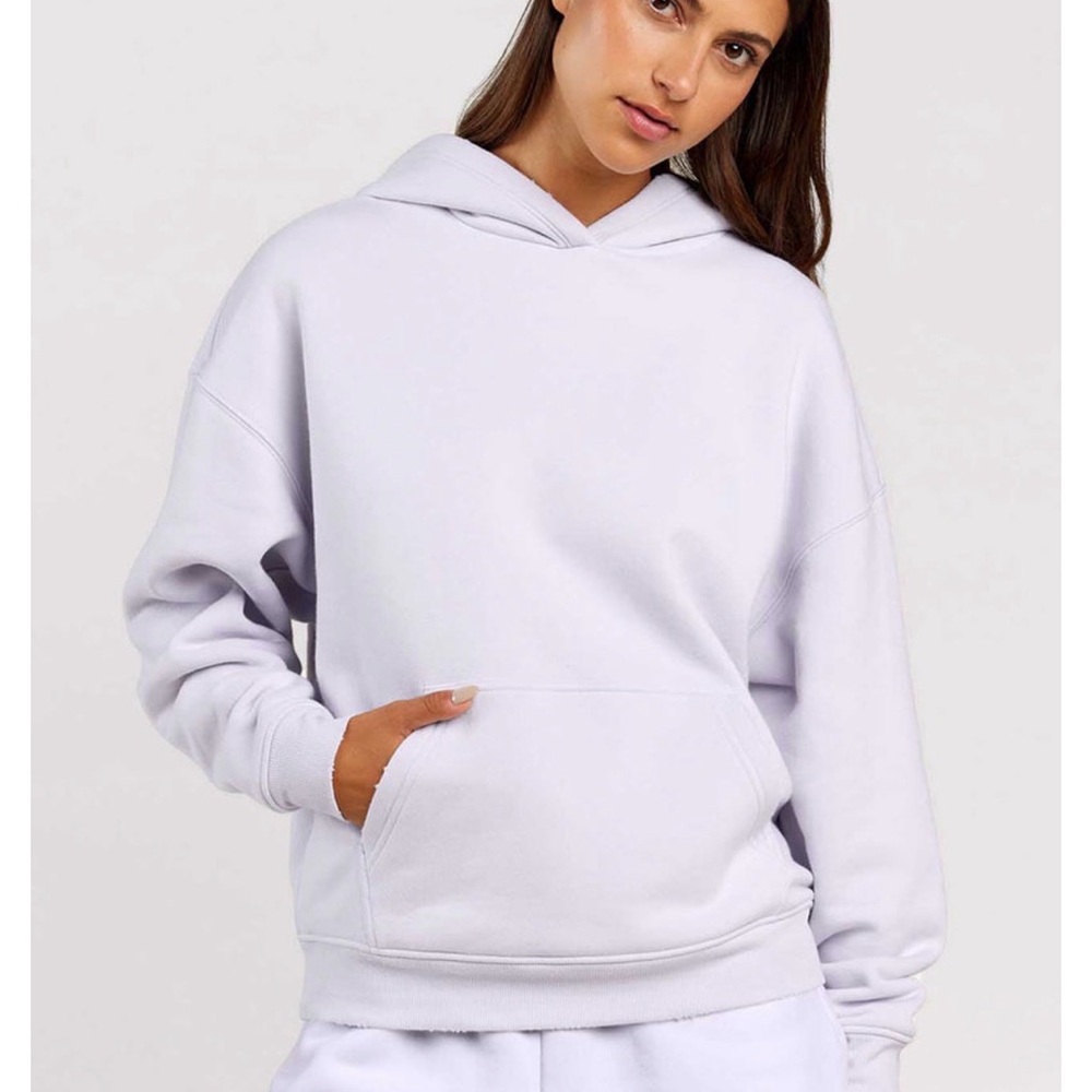 nuuds Lilac Vintage fleece Hoodie - Perfect for Spring in size Large